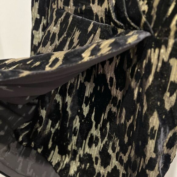 Bardot Ariela Mini Faux Wrap Long Sleeve Cocktail V Neck Dress Size 6 Small - Picture 4 of 9